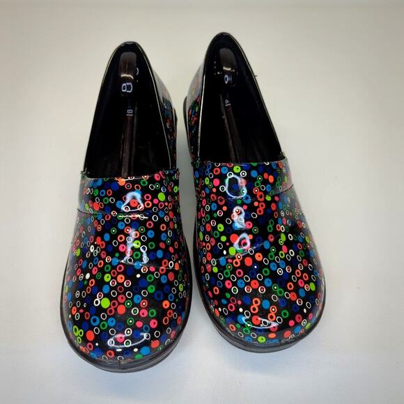 Easy Street Laurie Slip Resistant Clog Polka Dot Size 7 W - Picture 1 of 12